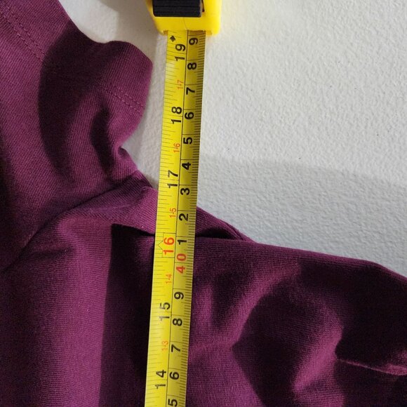 Gap Maternity Dress Womens Small Purple Short Sleeve Tiered Dress Soft Stretch - Picture 5 of 9